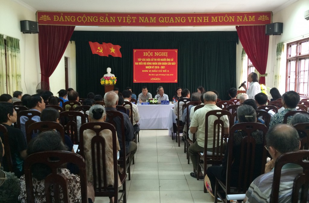 Ghi nhận ở Đơn vị bầu cử số 3 phường Mai Dịch
