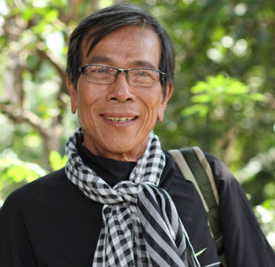 Diễn viên phim Hình ảnh ông già Nam Bộ trong phim Duyên trầu cau. Ảnh: ĐPCC