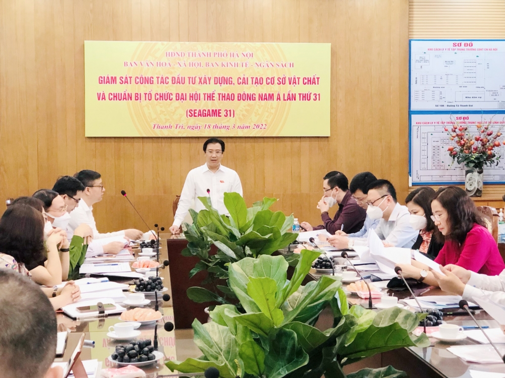 Huyện Thanh Trì: Nỗ lực hoàn thiện cơ sở vật chất để tổ chức môn Bóng rổ SEA Games 31
