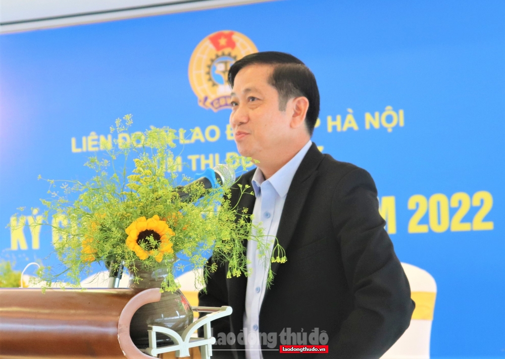 Cụm Thi đua số 7 Liên đoàn Lao động thành phố Hà Nội ký Giao ước thi đua năm 2022