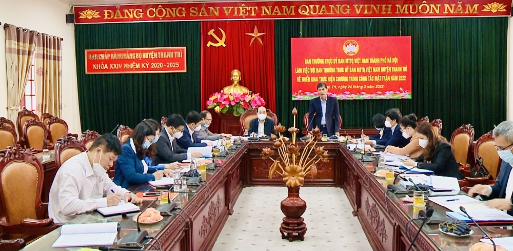 Huyện Thanh Trì: Phát huy các thành tựu trong công tác mặt trận