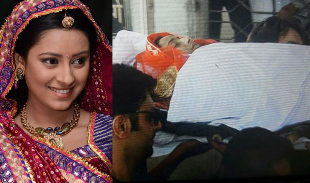   Tang lễ của nữ diễn viên Pratyusha Banerjee diễn ra vào ngày 2/4, một ngày sau khi cô treo cổ tự vẫn tại nhà riêng.  