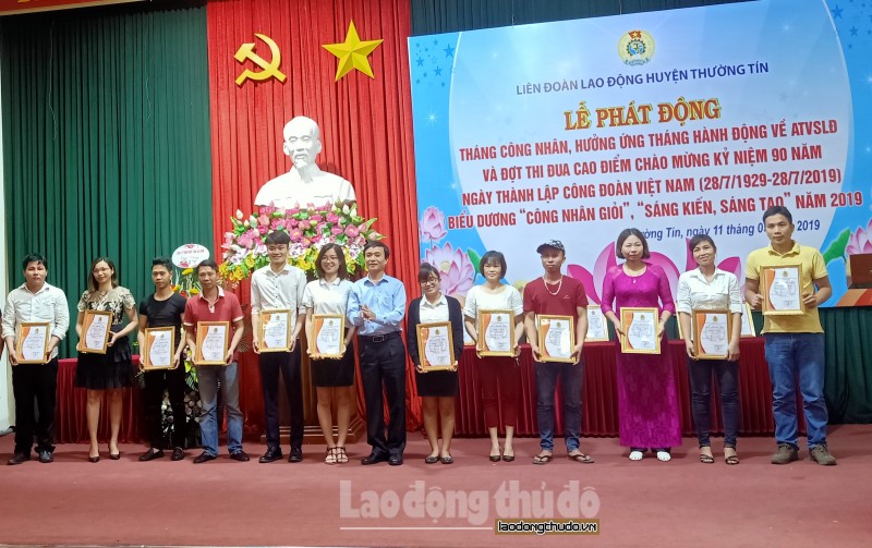 LĐLĐ huyện Thường Tín tổ chức Lễ phát động Tháng Công nhân 2019