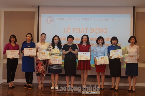 Công đoàn Tổng Công ty Du lịch Hà Nội phát động “Tháng Công nhân” năm 2019