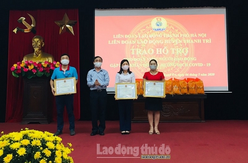 Hỗ trợ người lao động huyện Thanh Trì bị ảnh hưởng bởi dịch Covid-19