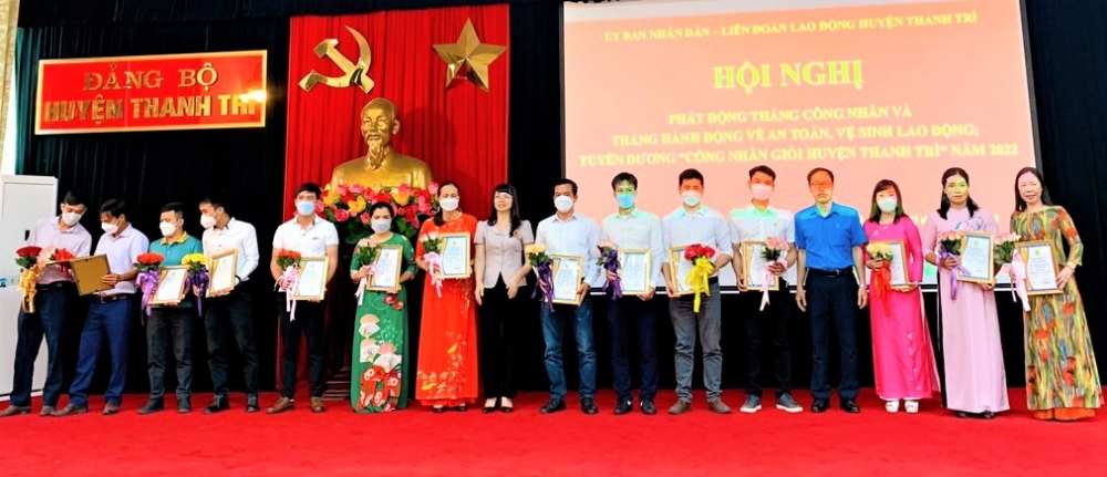 Huyện Thanh Trì phát động Tháng Công nhân năm 2022, Tháng hành động về An toàn, vệ sinh lao động
