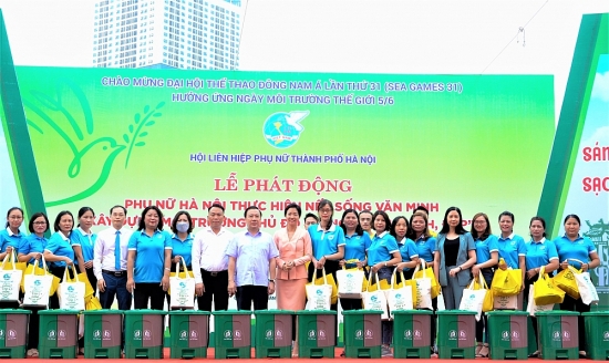 Phụ nữ Hà Nội xây dựng Thủ đô “sáng, xanh, sạch, đẹp” chào mừng SEA Games 31