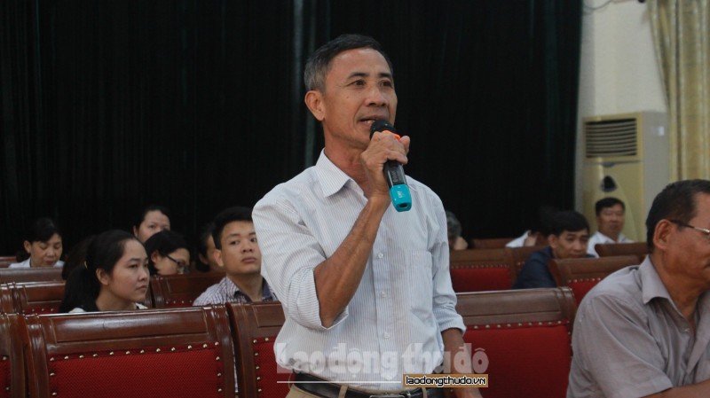 Tiếp xúc cử tri huyện Thanh Trì trước Kỳ họp thứ 9 HĐND khóa XV