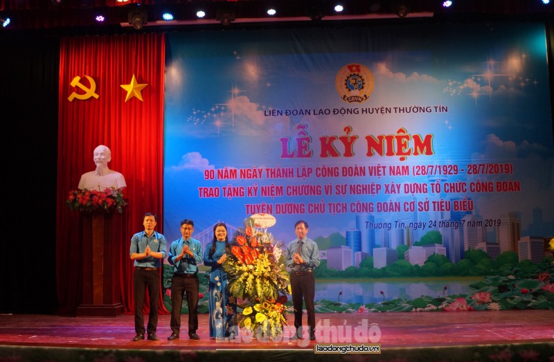 LĐLĐ huyện Thường Tín kỷ niệm 90 năm thành lập Công đoàn Việt Nam
