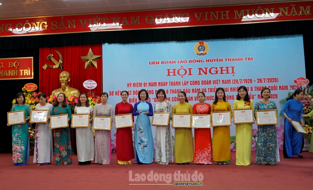 Liên đoàn Lao động huyện Thanh Trì kỷ niệm 91 năm Ngày thành lập Công đoàn Việt Nam