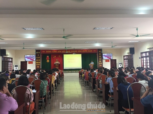 Huyện Thanh Trì tổ chức bồi dưỡng nghiệp vụ công tác công đoàn năm 2019