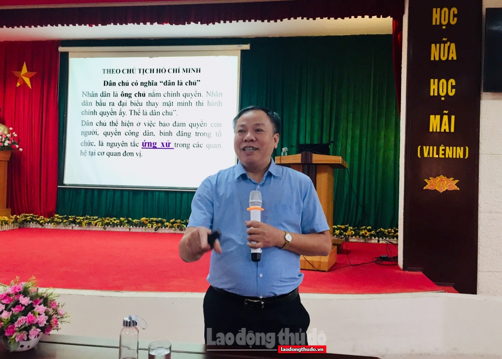 LĐLĐ huyện Thanh Trì tổ chức bồi dưỡng nghiệp vụ công đoàn năm 2021