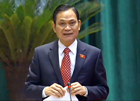 Bộ trưởng Bộ Nội vụ Nguyễn Thái Bình trả lời loanh quanh về cấp hàm