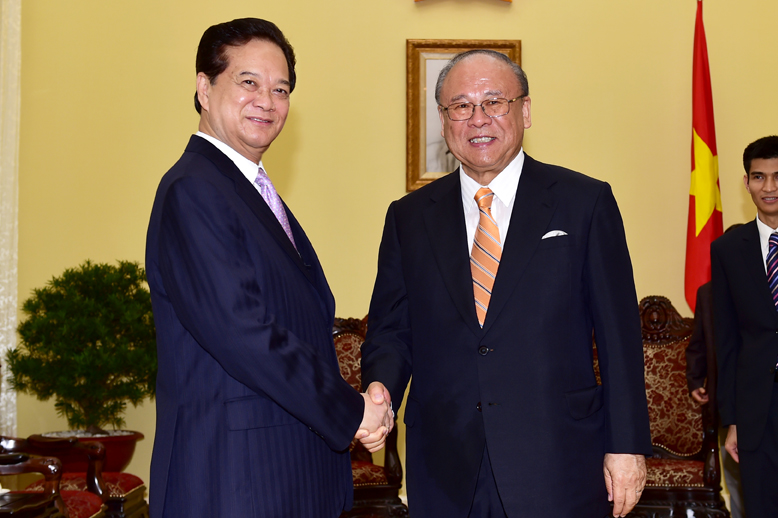 Thủ tướng tiếp Cố vấn đặc biệt Liên minh nghị sĩ hữu nghị Nhật-Việt