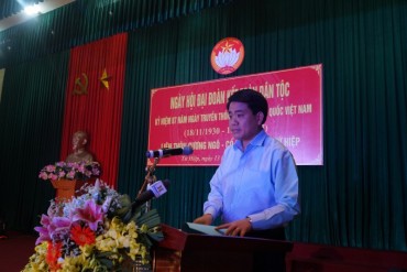 Dự “Ngày hội đại đoàn kết toàn dân tộc” tại huyện Thanh Trì