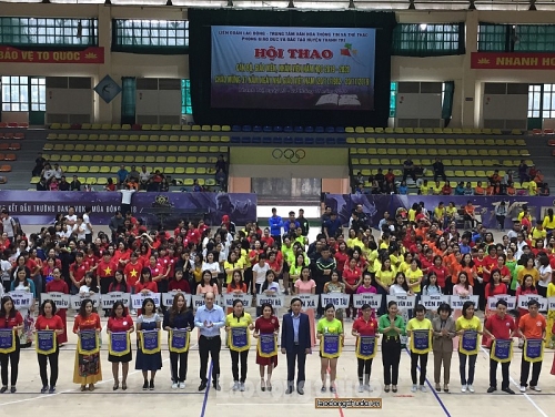 Tưng bừng Hội thao Khối trường học huyện Thanh Trì
