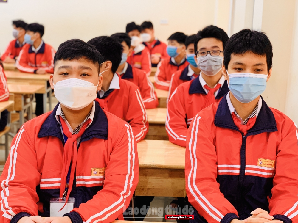 Huyện Thanh Trì diễn tập phương án đón học sinh trở lại trường
