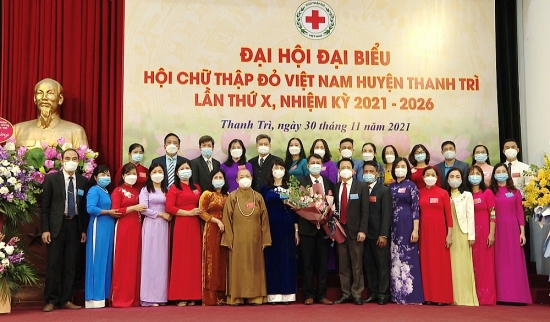 Hội Chữ thập đỏ Việt Nam huyện Thanh Trì tổ chức Đại hội lần thứ X, nhiệm kỳ 2021-2026