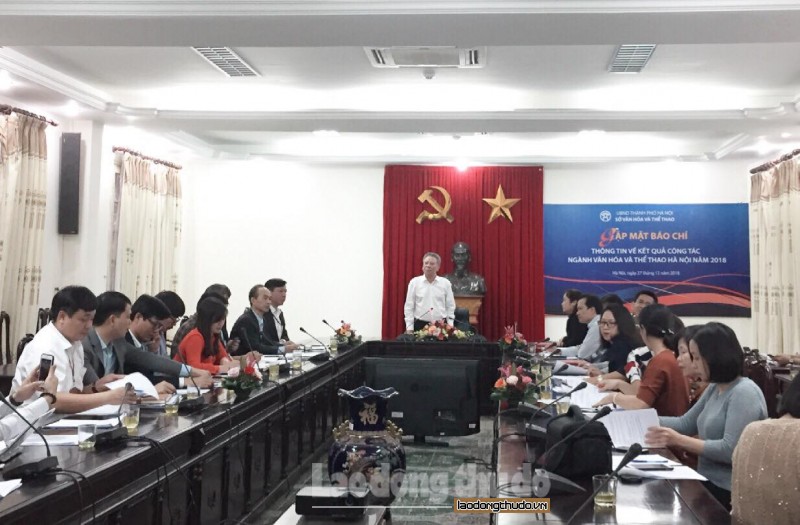 Sở Văn hóa và Thể thao Hà Nội gặp mặt báo chí cuối năm 2018