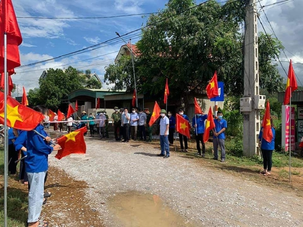 Nghệ An dỡ phong tỏa thêm nhiều khu dân cư ở huyện Nam Đàn và Quỳnh Lưu