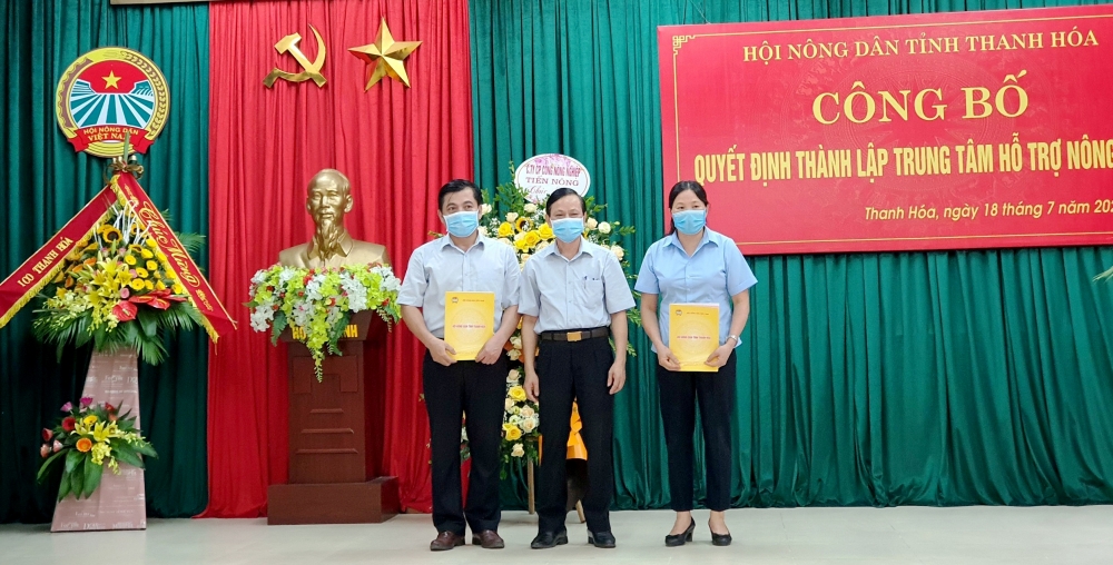 Thanh Hóa thành lập Trung tâm hỗ trợ nông dân