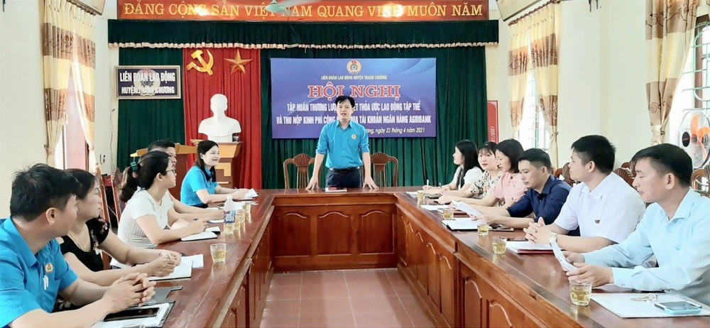 Thu kinh phí công đoàn qua tài khoản trung gian ở Nghệ An: Khó khăn chỉ là bước đầu