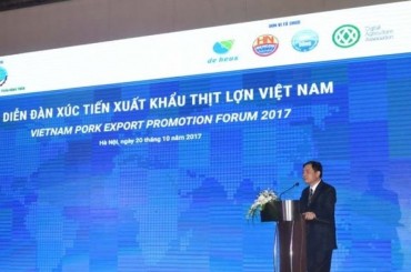 Diễn đàn xúc tiến xuất khẩu thịt lợn Việt Nam: Cơ hội lớn của ngành chăn nuôi