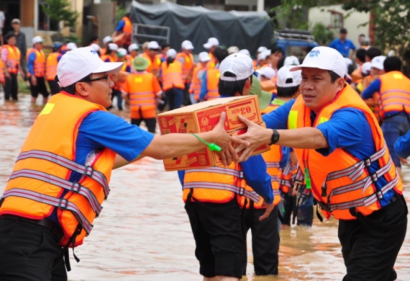 Chính phủ hỗ trợ Quảng Bình 1.500 tấn gạo cứu trợ hộ dân vùng ngập lũ