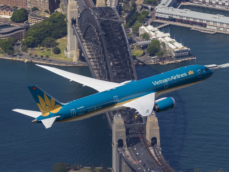 vietnam airlines dua boeing 787 dreamliner vao khai thac duong bay australia