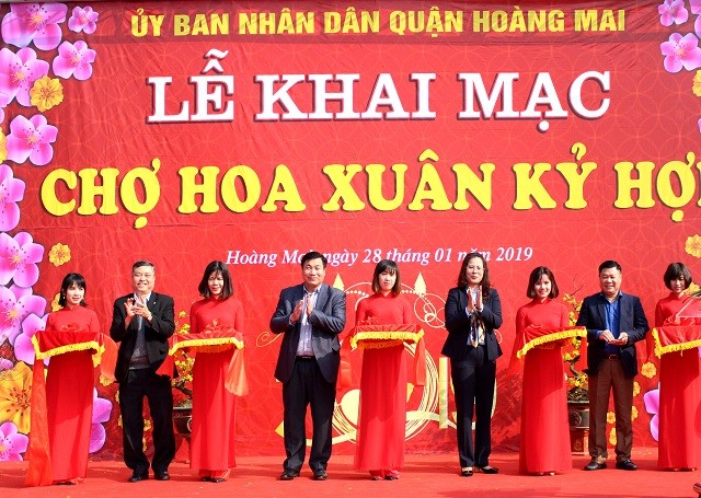 Khai mạc Chợ hoa Xuân Kỷ Hợi 2019