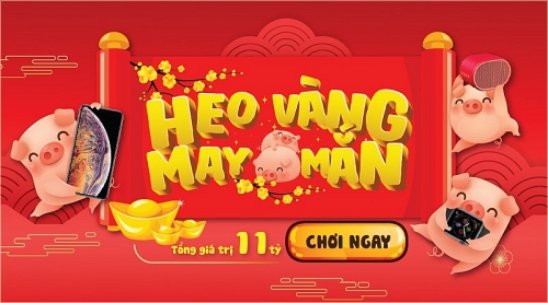 viettel tri an khach hang voi chuong trinh game heo vang may man