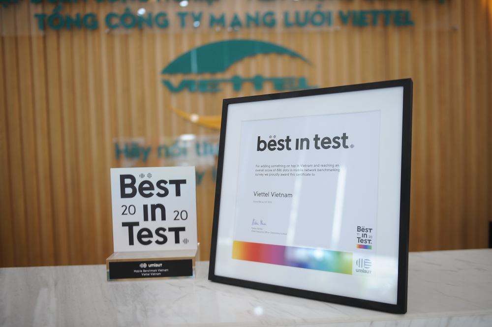 Viettel được công nhận là mạng di động tốt nhất Việt Nam bằng đo kiểm trải nghiệm người dùng