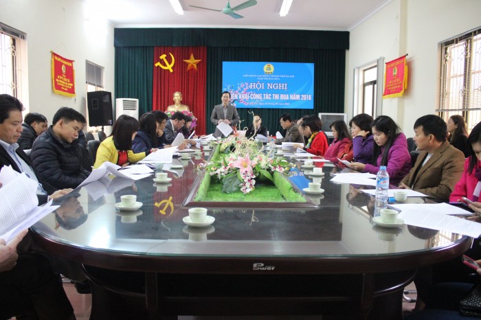 Cụm thi đua số 3 triển khai công tác thi đua năm 2016