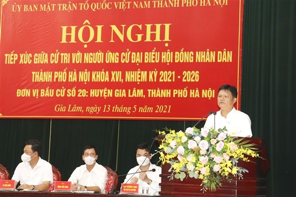 Mang tiếng nói cử tri huyện Gia Lâm đến với Hội đồng nhân dân Thành phố