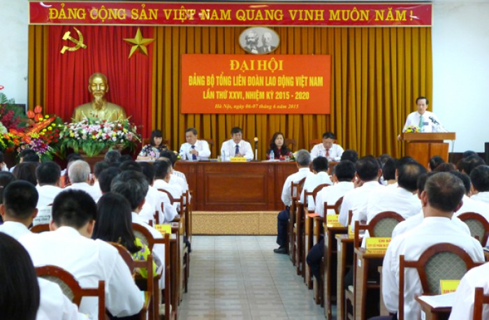 Đại hội đại biểu Đảng bộ Tổng LĐLĐ Việt Nam lần thứ XXVI thành công tốt đẹp