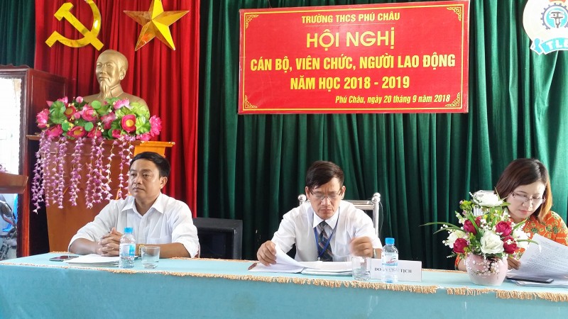 Đảm bảo tiến độ, chất lượng Hội nghị cán bộ công chức, viên chức khối trường học