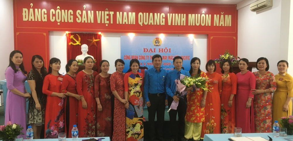Ông Nguyễn Tràng Huy làm Chủ tịch Công đoàn Công ty TNHH MTV May mặc Việt-Pacific