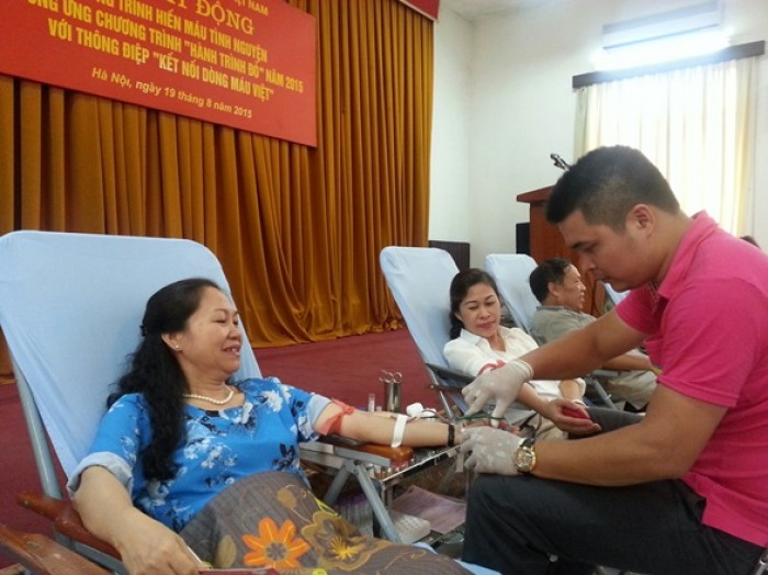 Cơ quan Tổng LĐLĐ Việt Nam: 160 người tham gia hiến máu