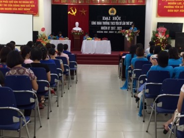 LĐLĐ quận Hoàng Mai chỉ đạo thành công đại hội công đoàn điểm khối giáo dục