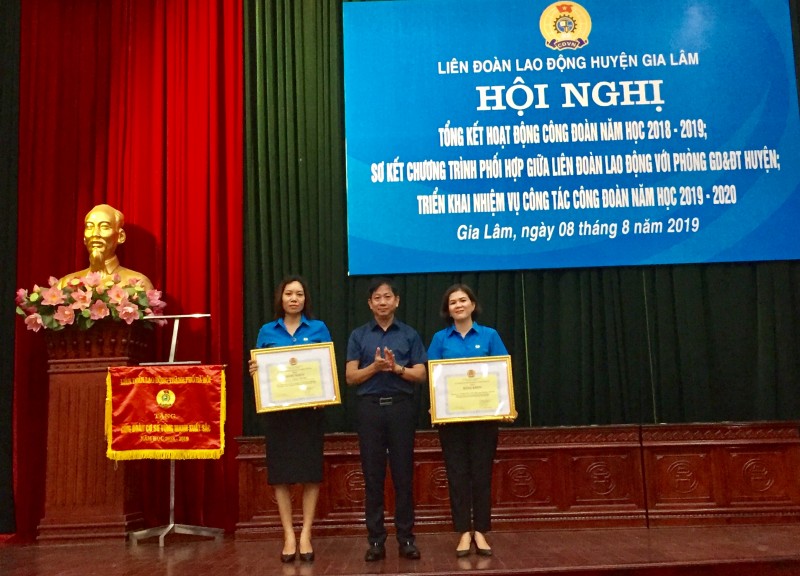 Tổng kết hoạt động công đoàn các trường năm học 2018-2019