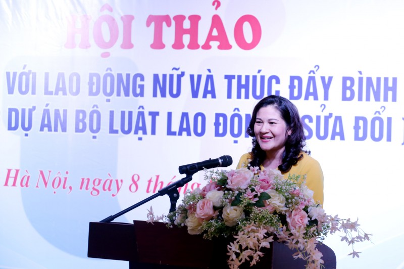 Thúc đẩy bình đẳng giới trong Dự thảo Bộ luật Lao động (sửa đổi)