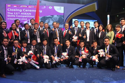 Việt Nam đứng thứ ba toàn đoàn tại Kỳ thi tay nghề ASEAN lần thứ 12