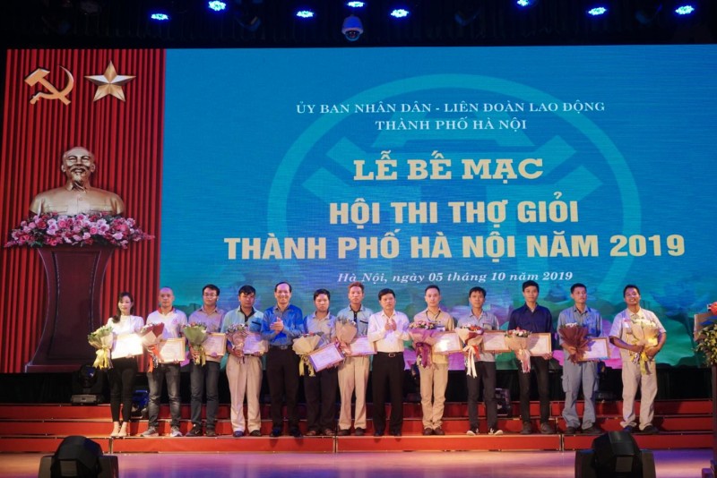 86 giải xuất sắc được trao cho thợ giỏi thành phố Hà Nội năm 2019