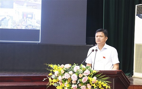 Đại biểu Hội đồng nhân dân thành phố Hà Nội tiếp xúc cử tri huyện Gia Lâm