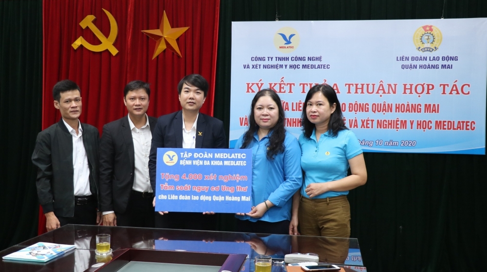 Liên đoàn Lao động quận Hoàng Mai: Hợp tác chăm sóc sức khỏe đoàn viên công đoàn