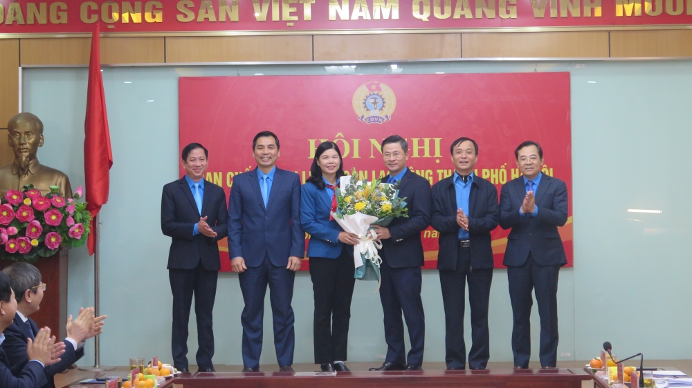 Đồng chí Nguyễn Phi Thường được bầu là Chủ tịch Liên đoàn Lao động Thành phố Hà Nội