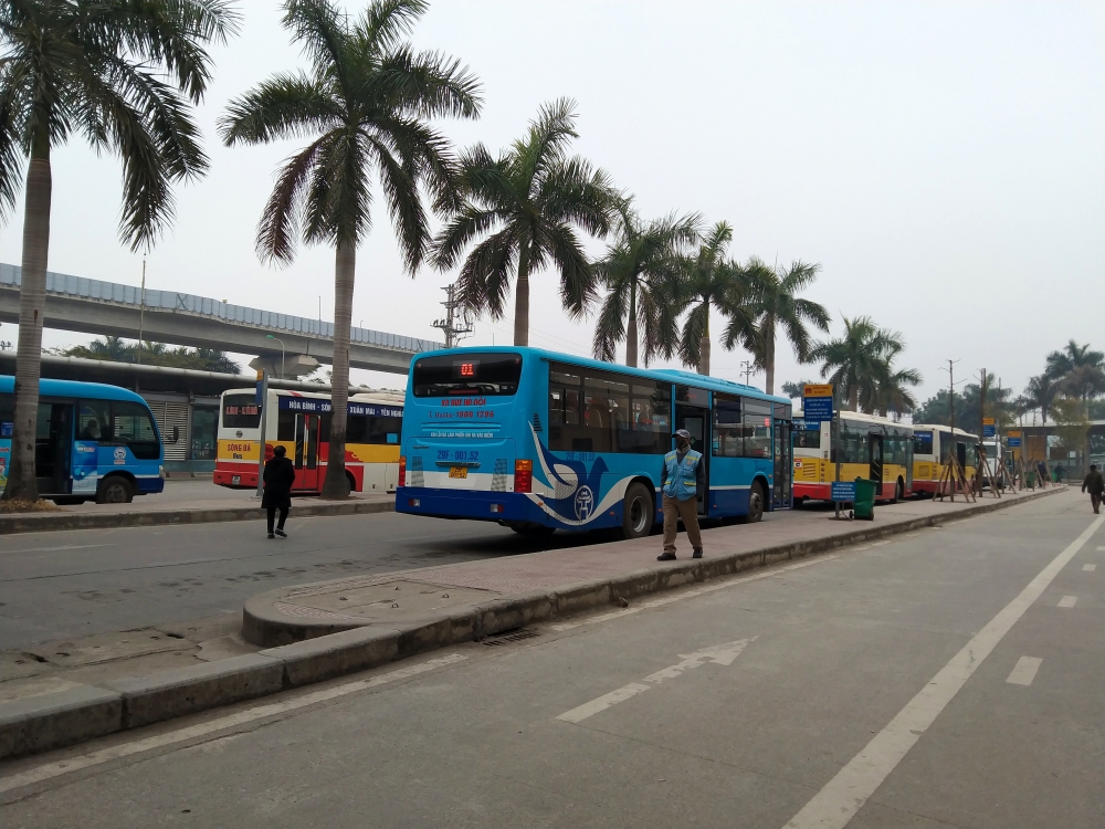 Buýt Hà Nội tăng tần suất phục vụ nhu cầu đi lại của hành khách trong kỳ nghỉ lễ