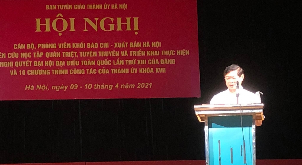 Cán bộ, phóng viên Hà Nội học tập Nghị quyết Đại hội XIII của Đảng