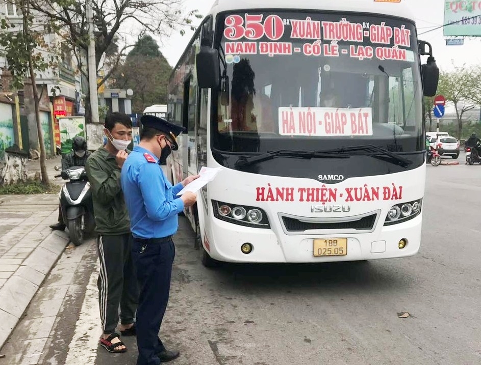 Thanh tra Sở GTVT Hà Nội: Tăng cường công tác kiểm tra, xử lý vi phạm