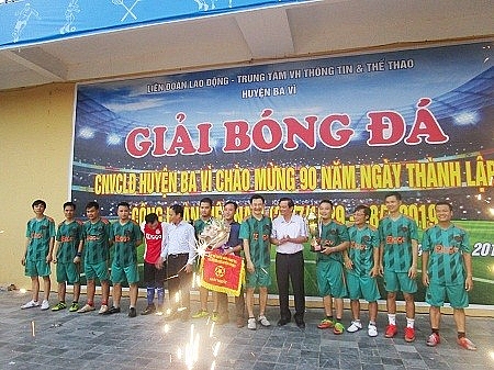 LĐLĐ huyện Ba Vì: Đẩy mạnh hoạt động thể thao trong công nhân lao động